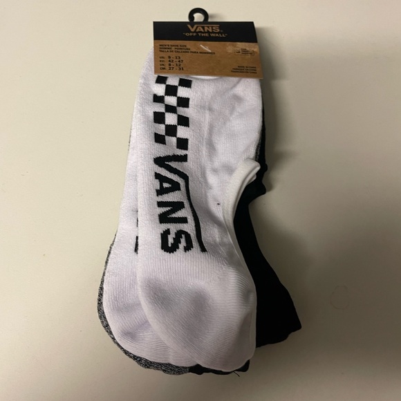 Vans new men’s no show socks fits men size 6-12 - Picture 5 of 6
